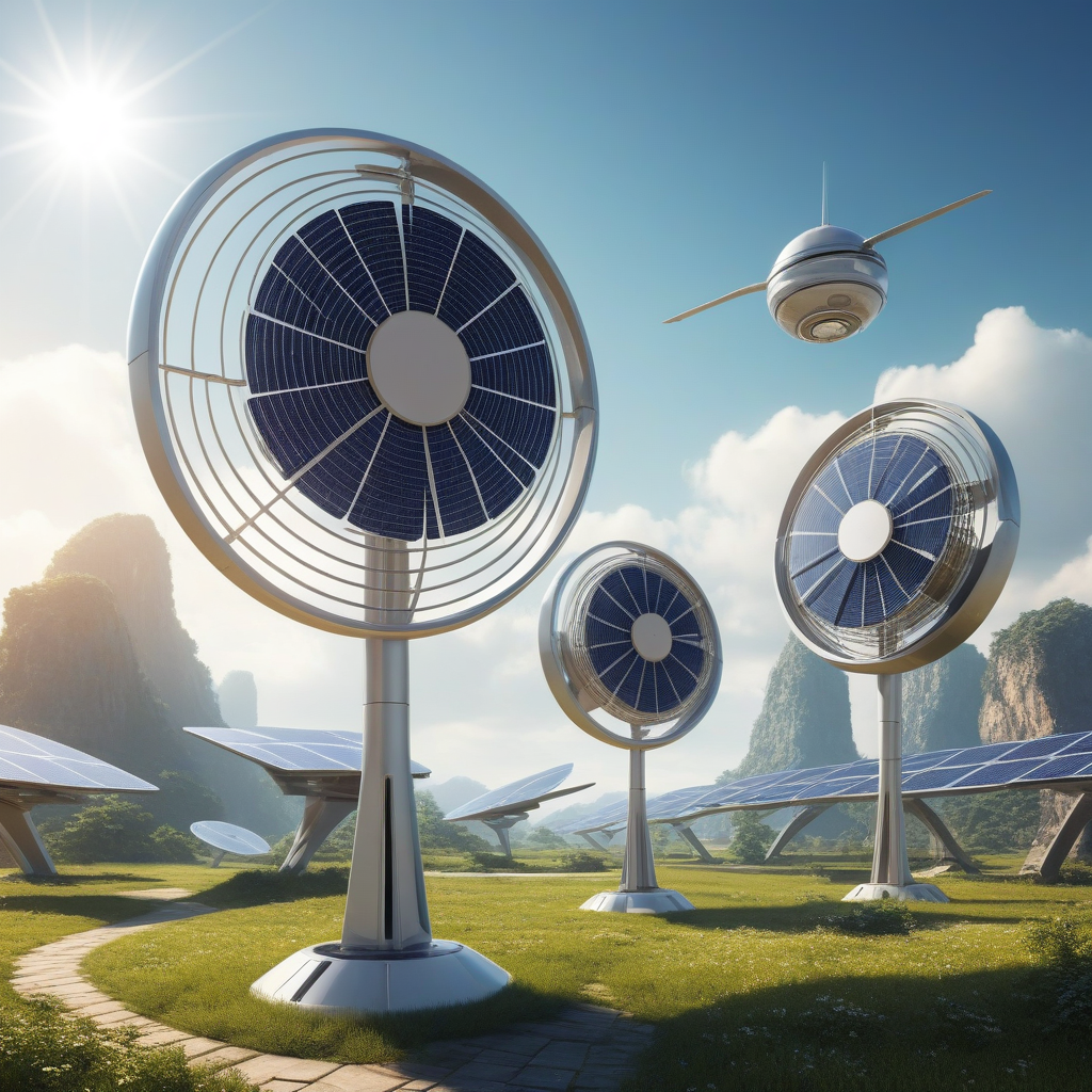 Solar Powered Fans