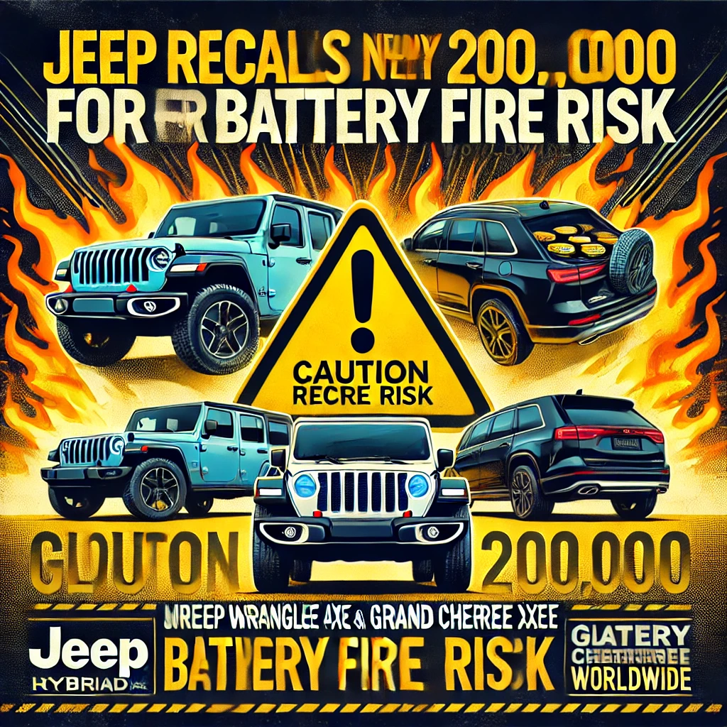 Jeep Recalls SUV's