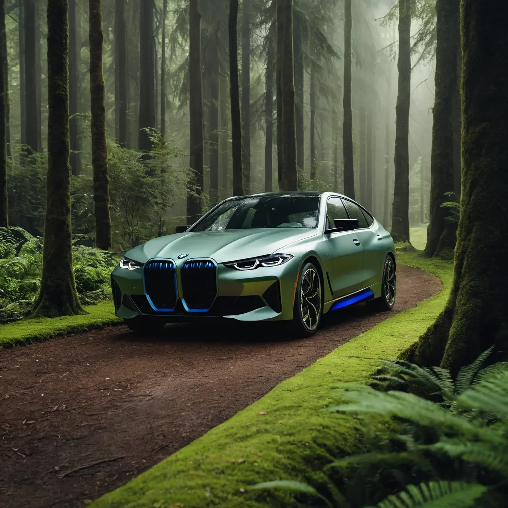 The 2024 BMW i4 M50, an electric vehicle, features a dynamic design and innovative technology, representing luxury and performance.