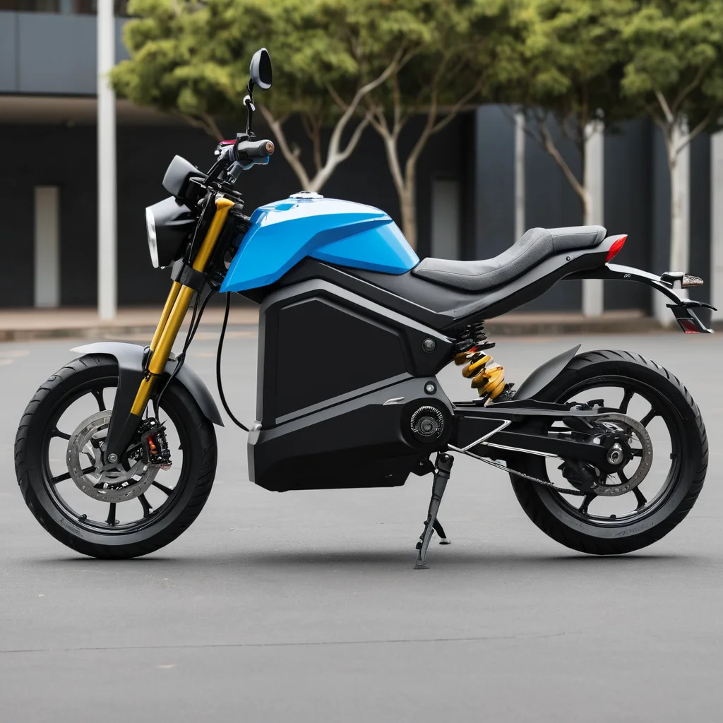 A parked electric motorcycle on the street, representing top choices for the Australian electric motorbike market.